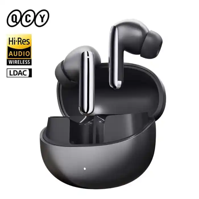 QCY HT08 MeloBuds Pro Earbuds 6 Mic 46dB ANC BT 5.3 Earphones Wireless Hi-Res LDAC Headphones 34H in-Ear Detection Wireless Bluetooth Earphones